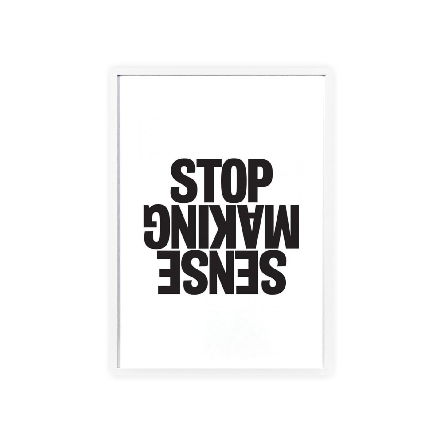 Stop Making Sense - Framed Poster