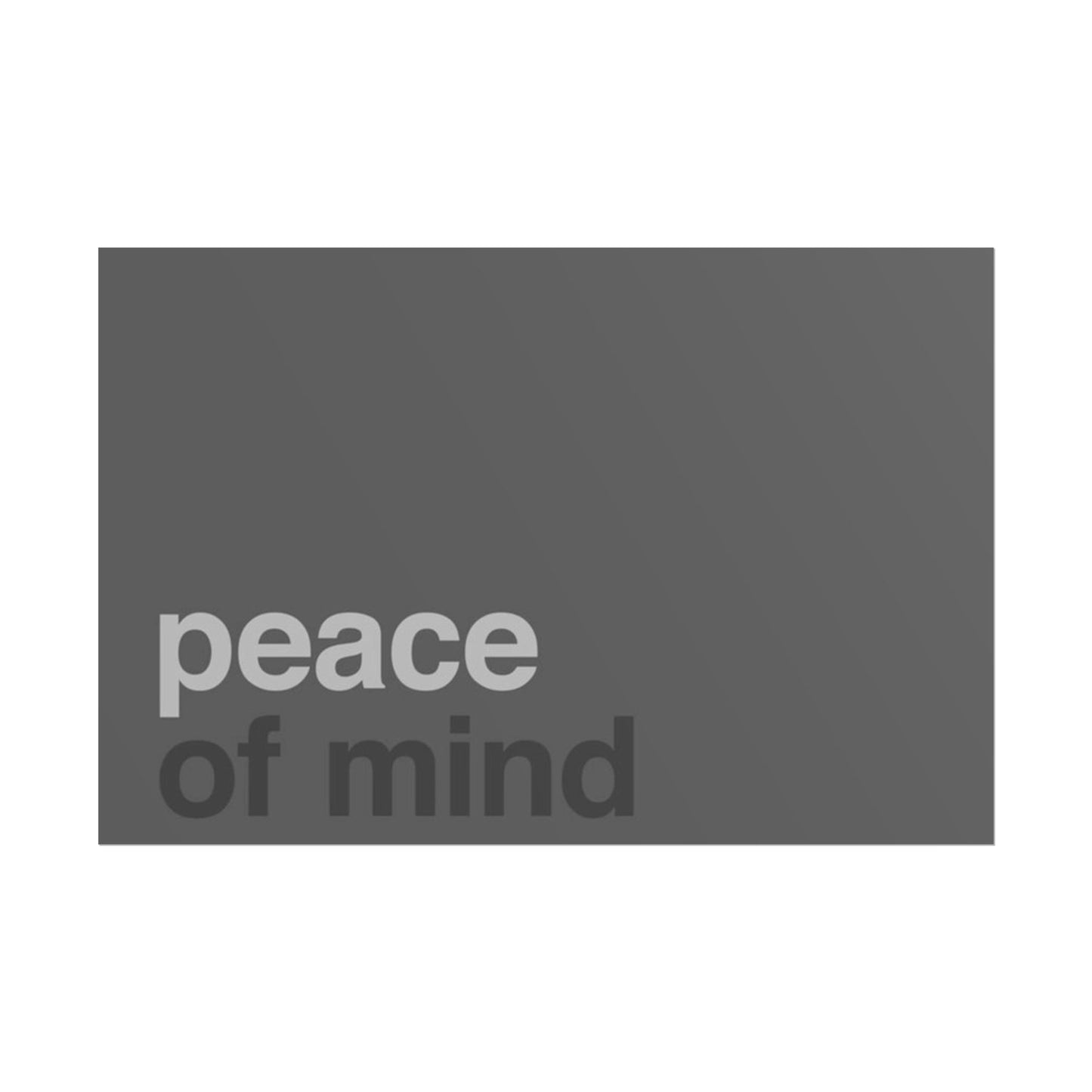 Peace of Mind - Poster