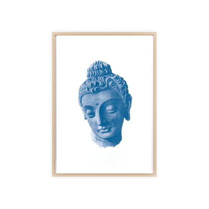 Blue Sculpture - Framed Poster