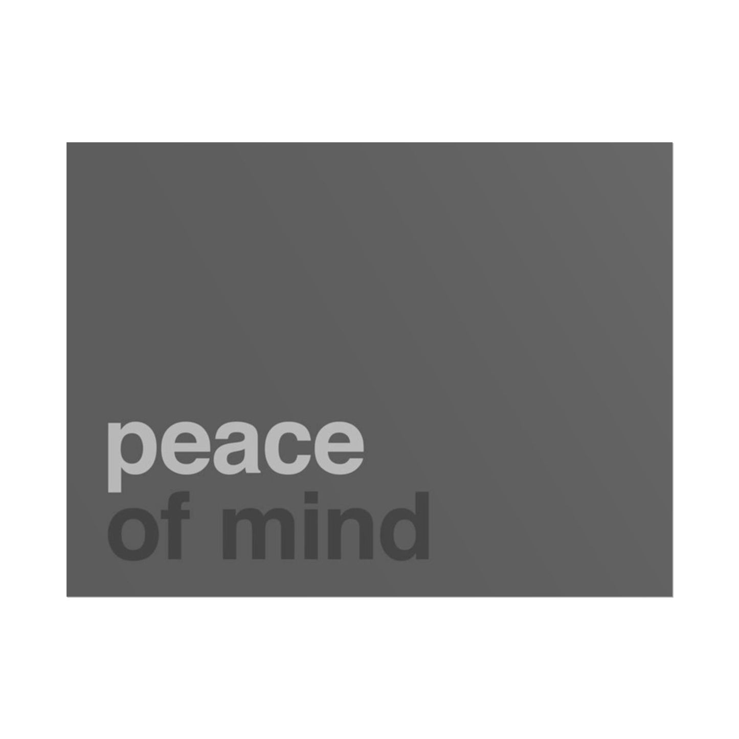 Peace of Mind - Poster