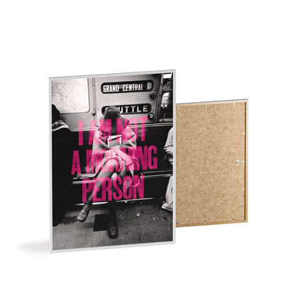 I Am Not A Morning Person - Framed Poster