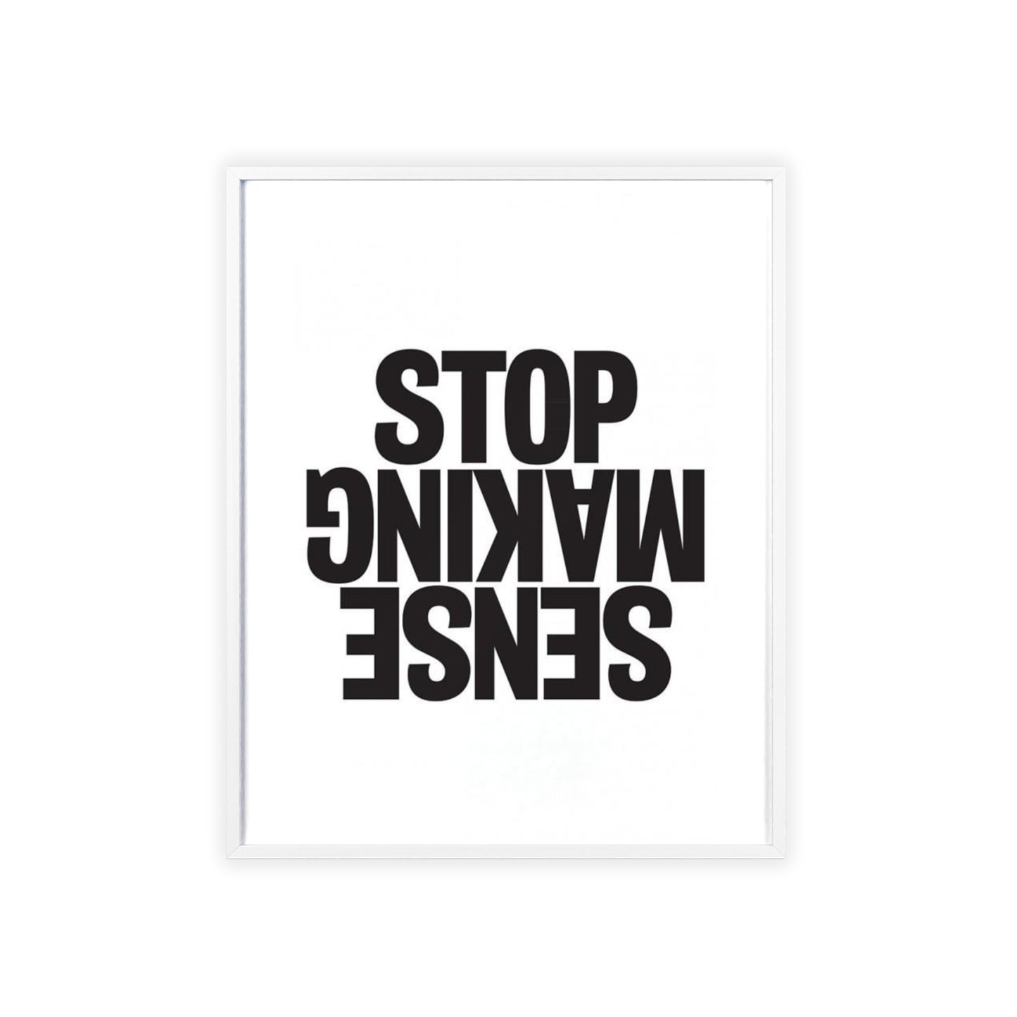 Stop Making Sense - Framed Poster