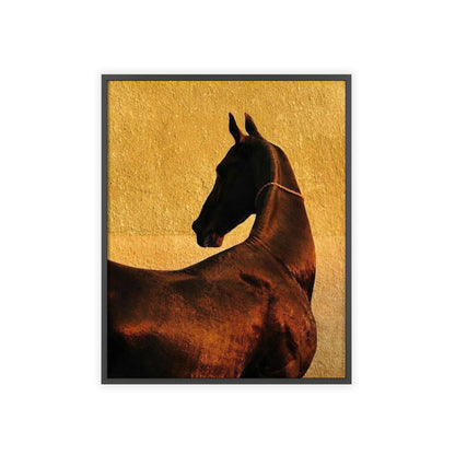 Golden Horse - Framed Poster