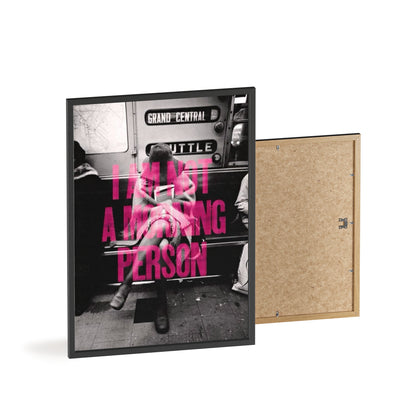 I Am Not A Morning Person - Framed Poster