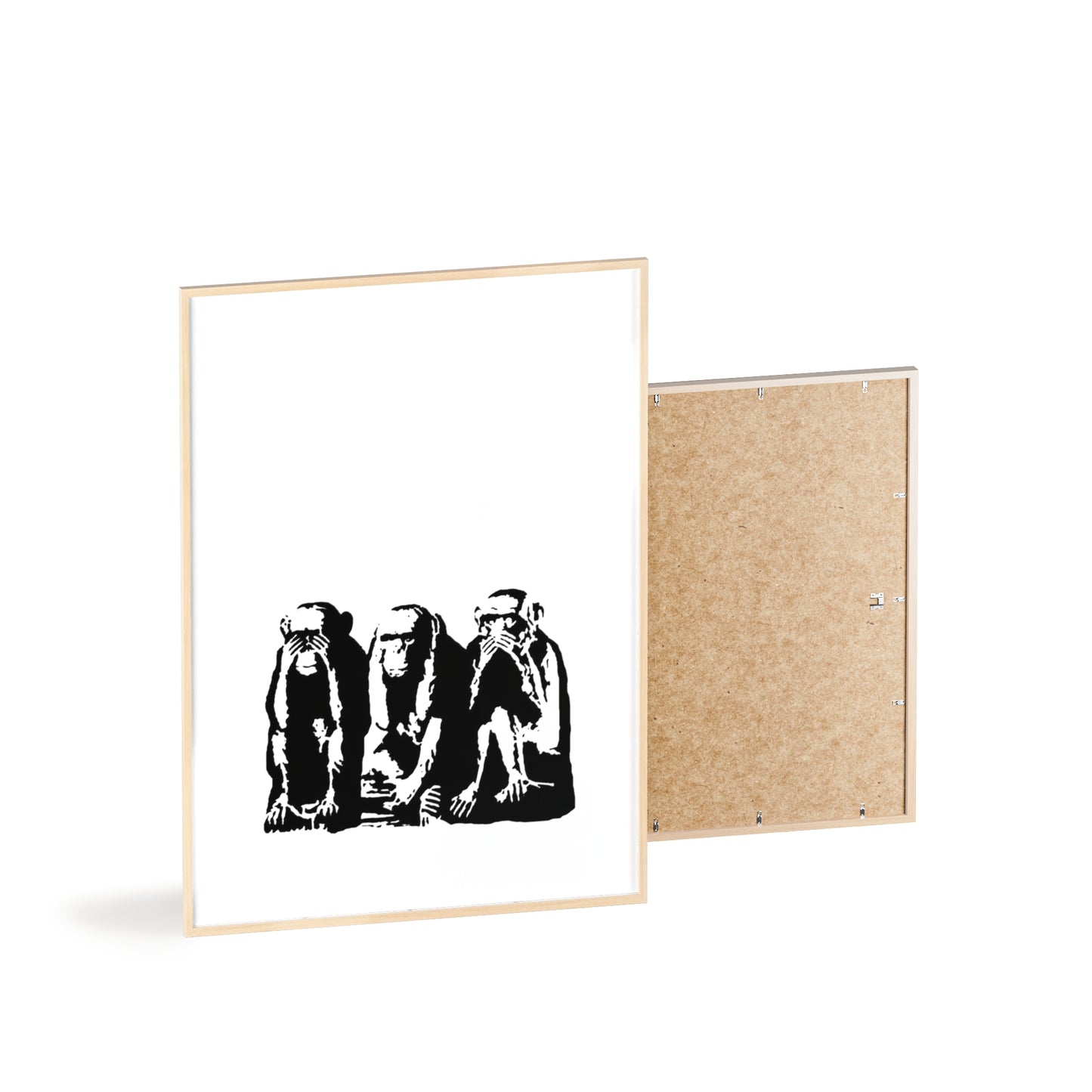 See Hear Speak No Evil - Framed Poster