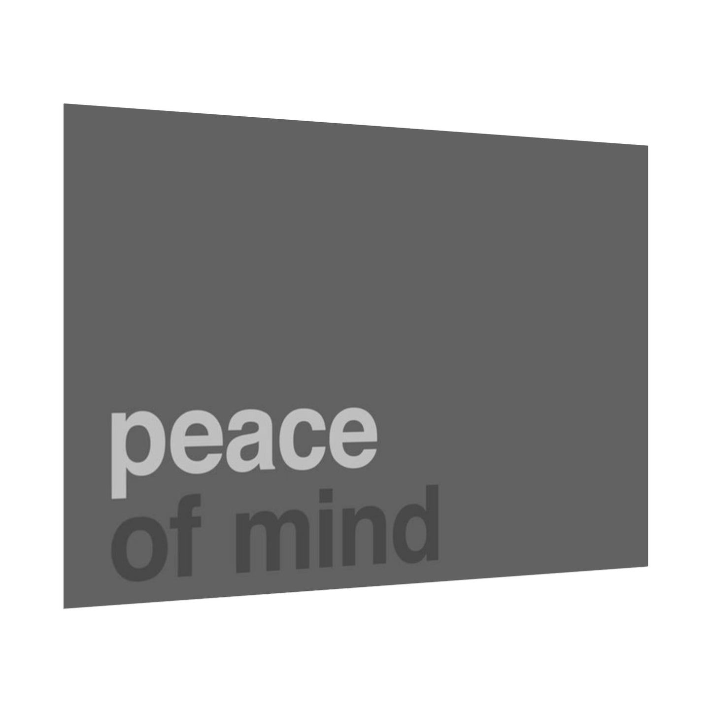 Peace of Mind - Poster