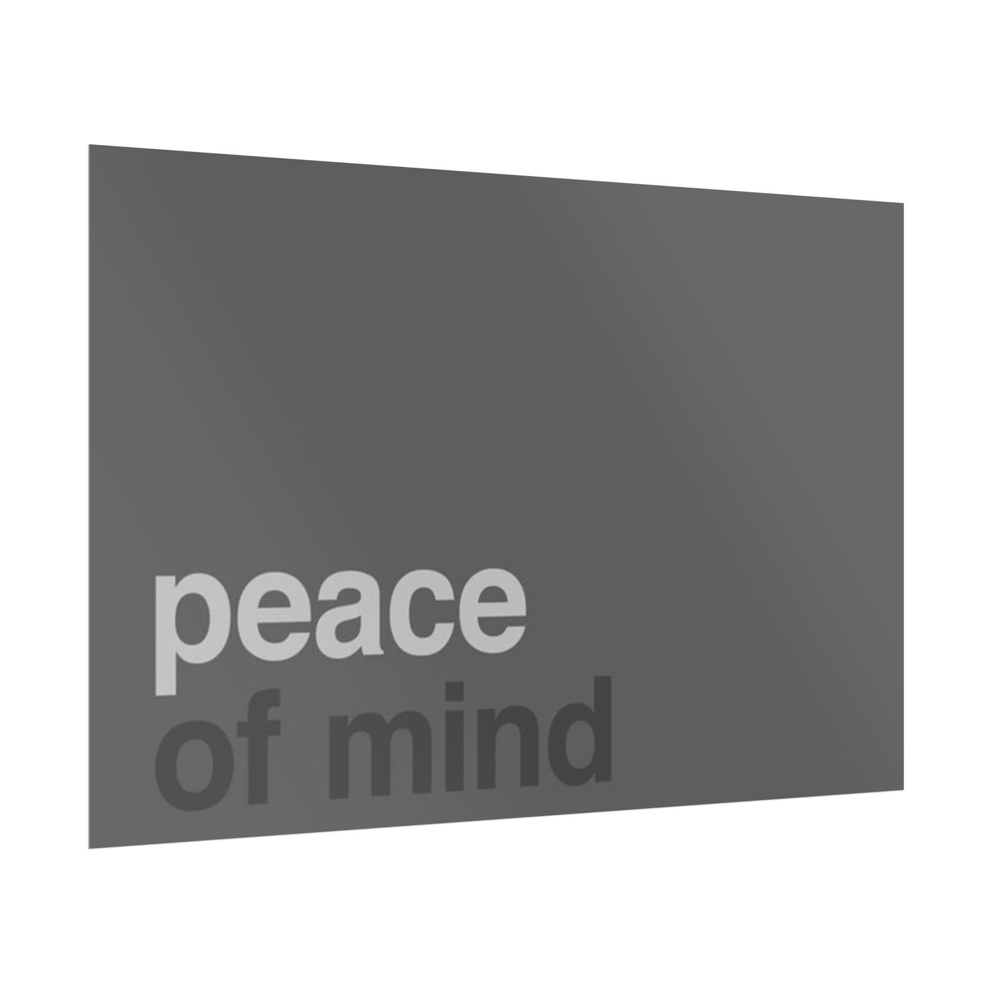 Peace of Mind - Poster
