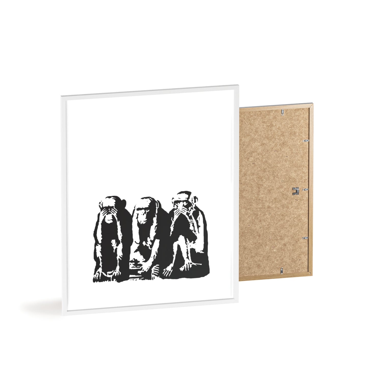 See Hear Speak No Evil - Framed Poster