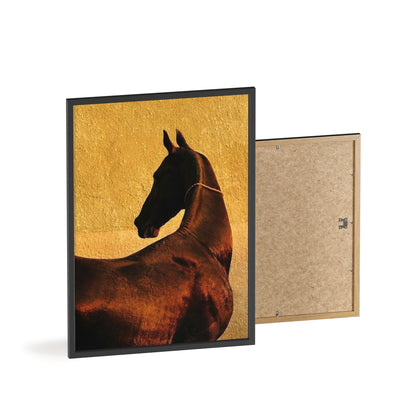 Golden Horse - Framed Poster