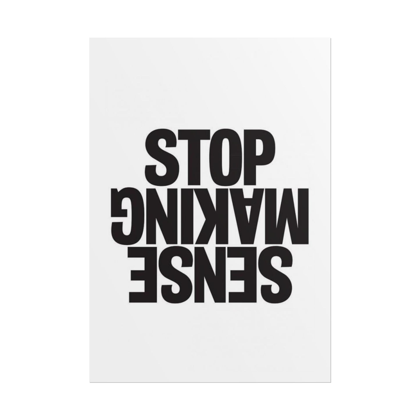 Stop Making Sense - Poster