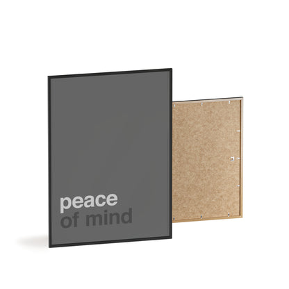 Peace of Mind - Framed Poster