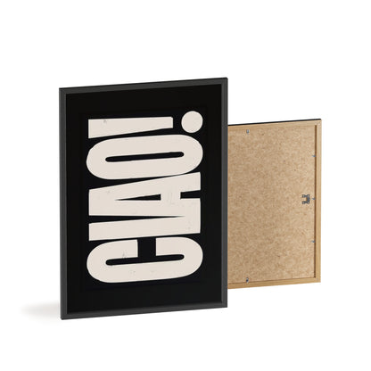 Ciao! - Framed Poster