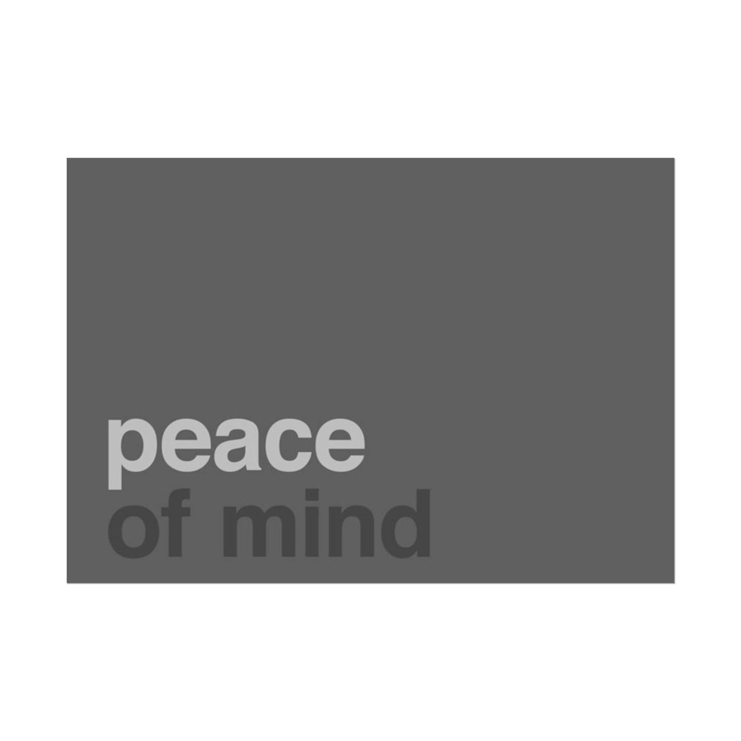 Peace of Mind - Poster