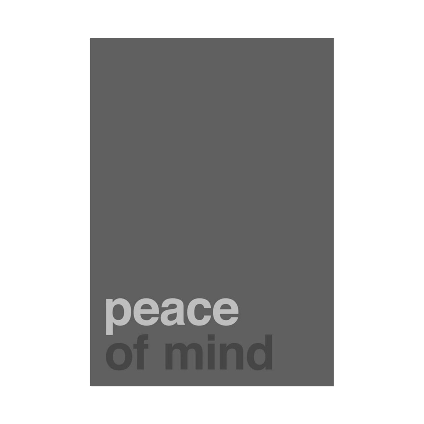 Peace of Mind - Poster