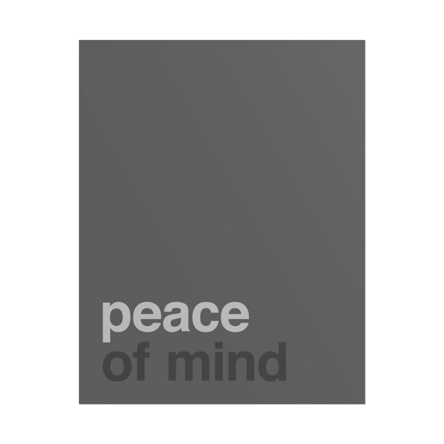 Peace of Mind - Poster
