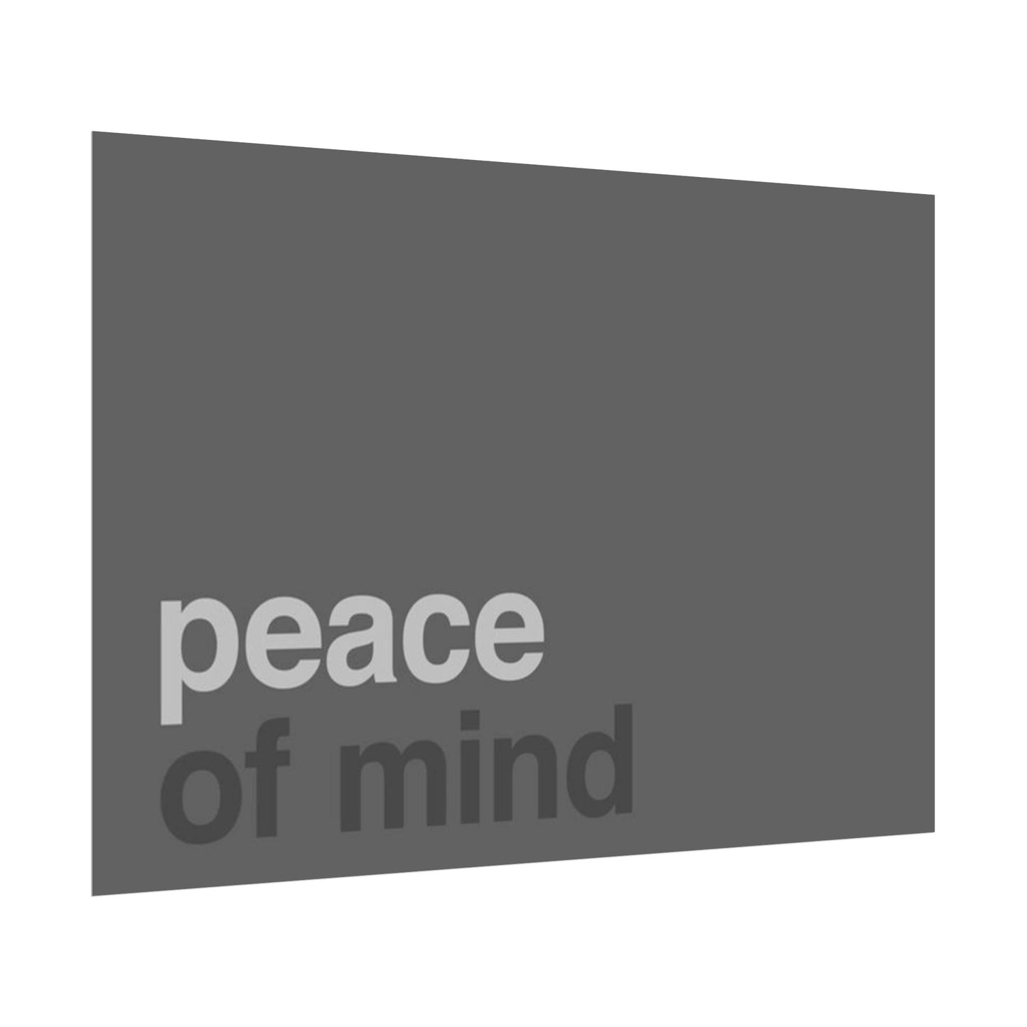 Peace of Mind - Poster