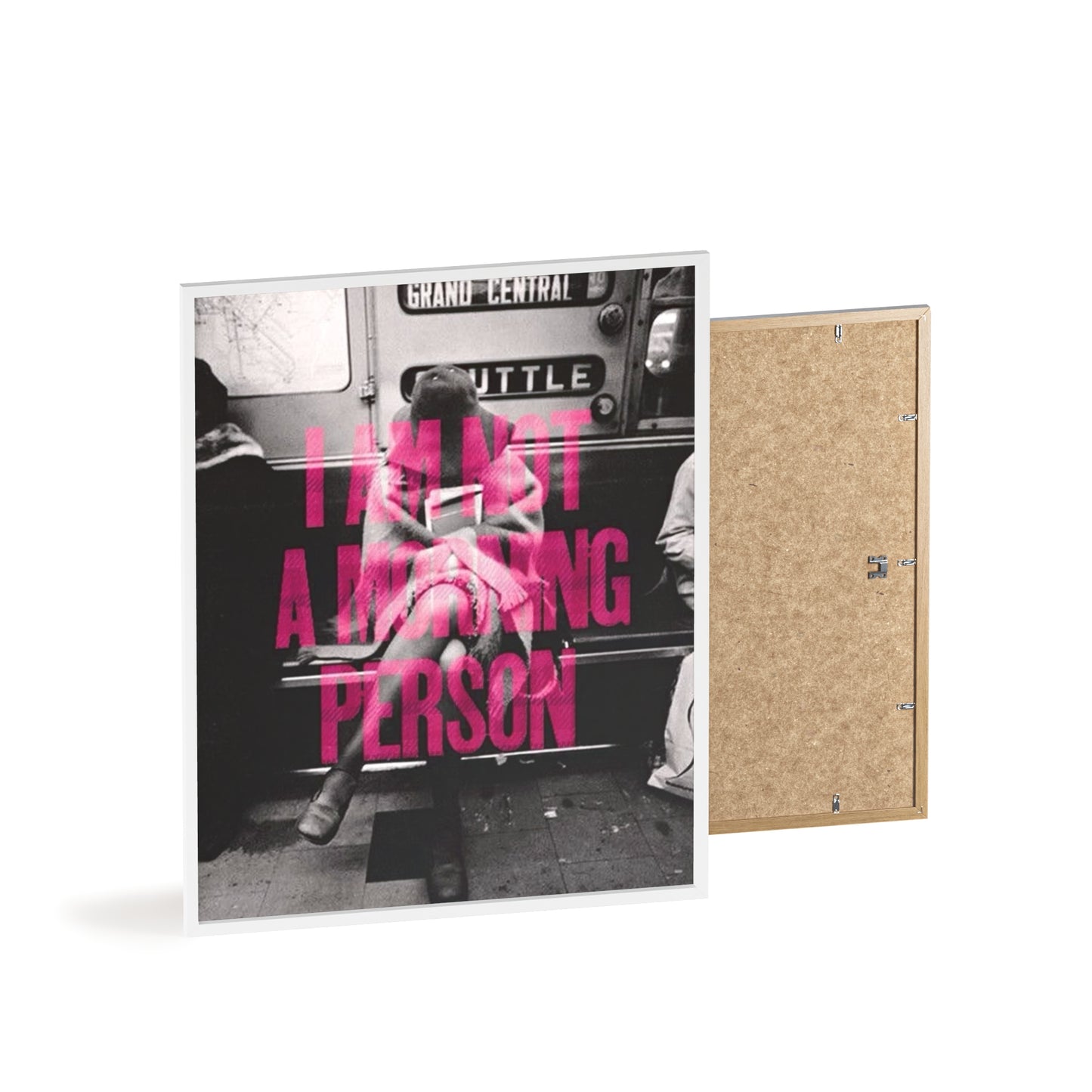 I Am Not A Morning Person - Framed Poster