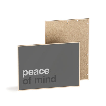 Peace of Mind - Framed Poster