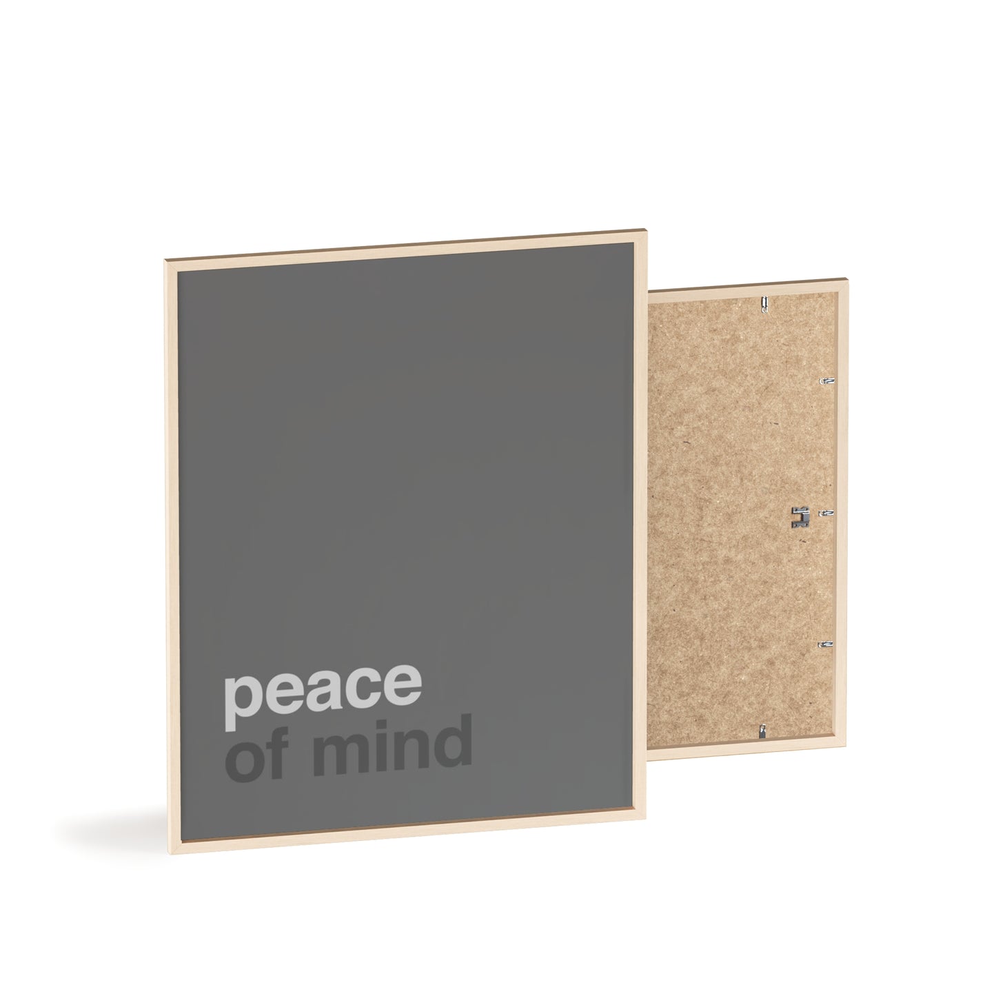 Peace of Mind - Framed Poster