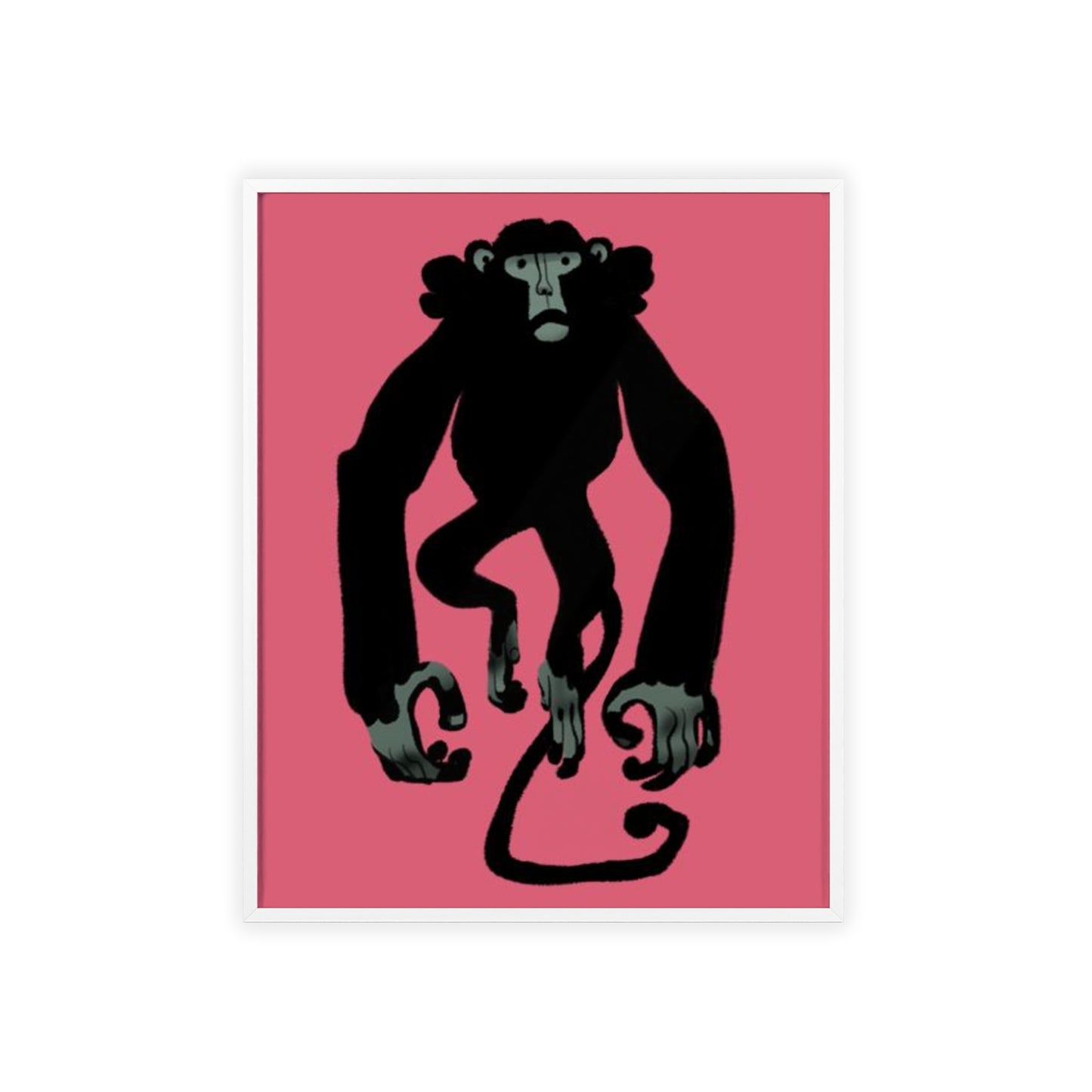 Monkey - Framed Poster