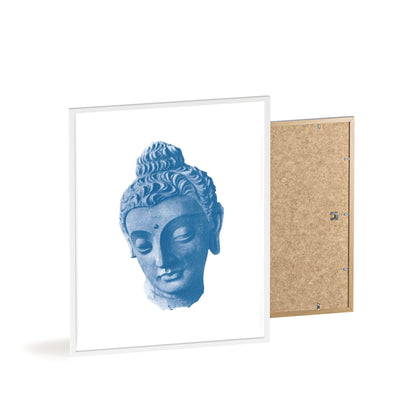 Blue Sculpture - Framed Poster