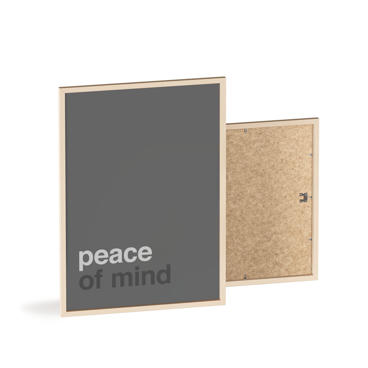 Peace of Mind - Framed Poster