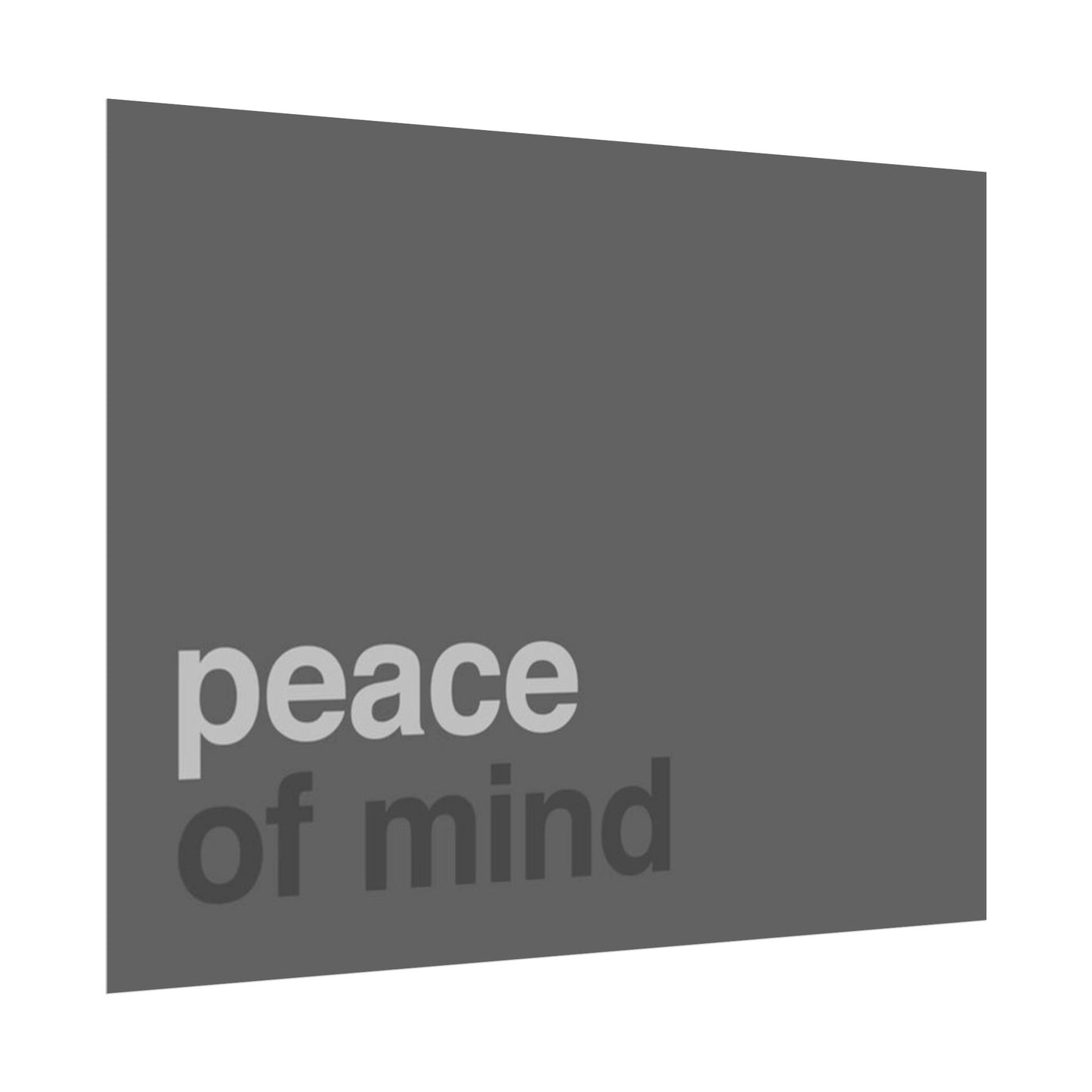 Peace of Mind - Poster