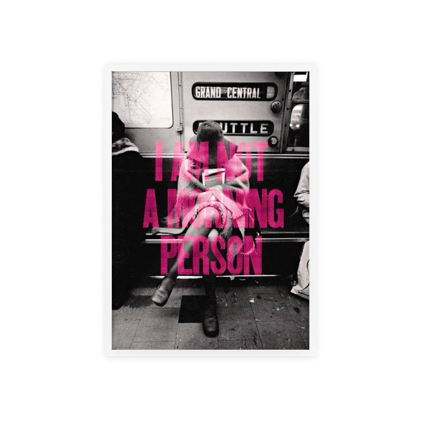 I Am Not A Morning Person - Framed Poster