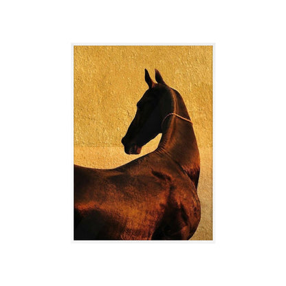 Golden Horse - Framed Poster