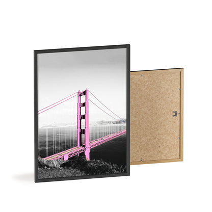Pink Bridge - Framed Poster