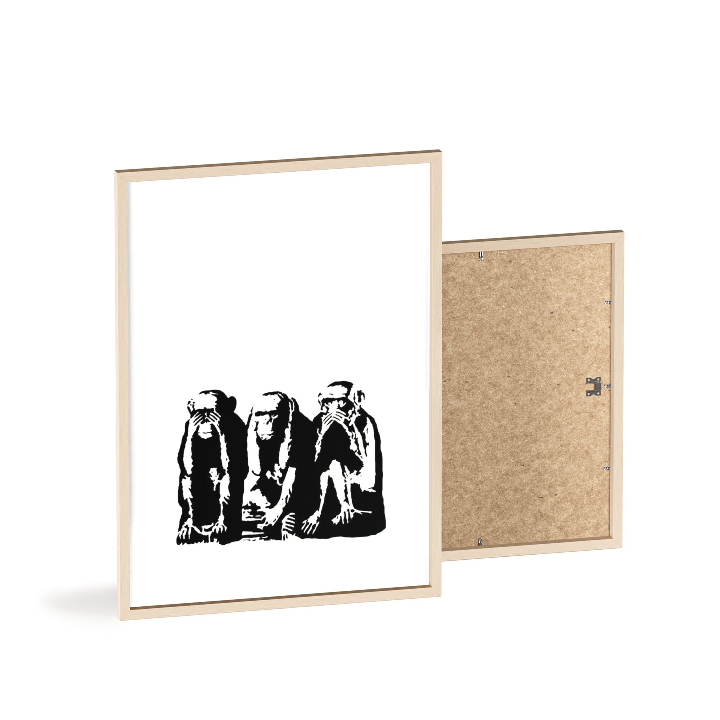 See Hear Speak No Evil - Framed Poster