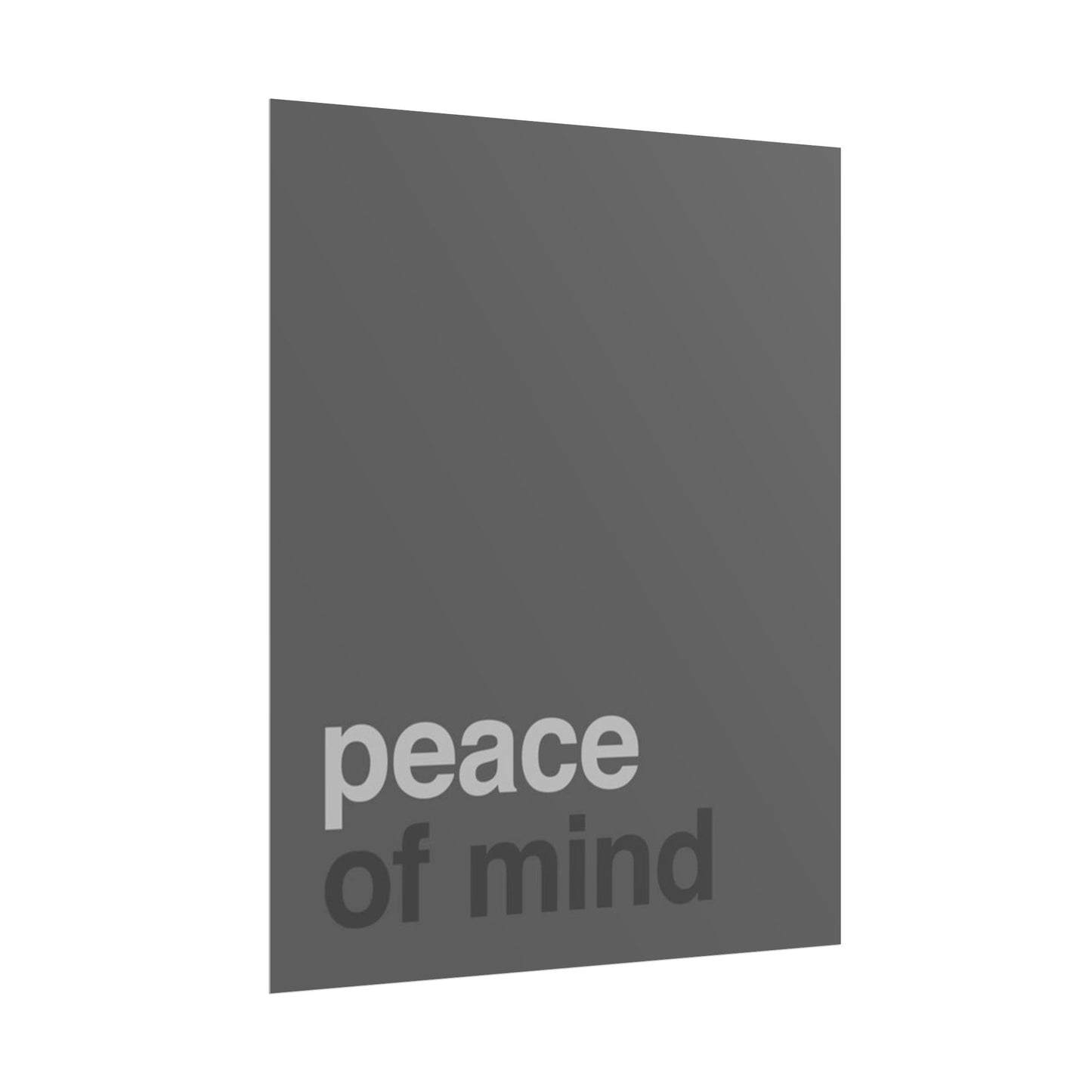 Peace of Mind - Poster