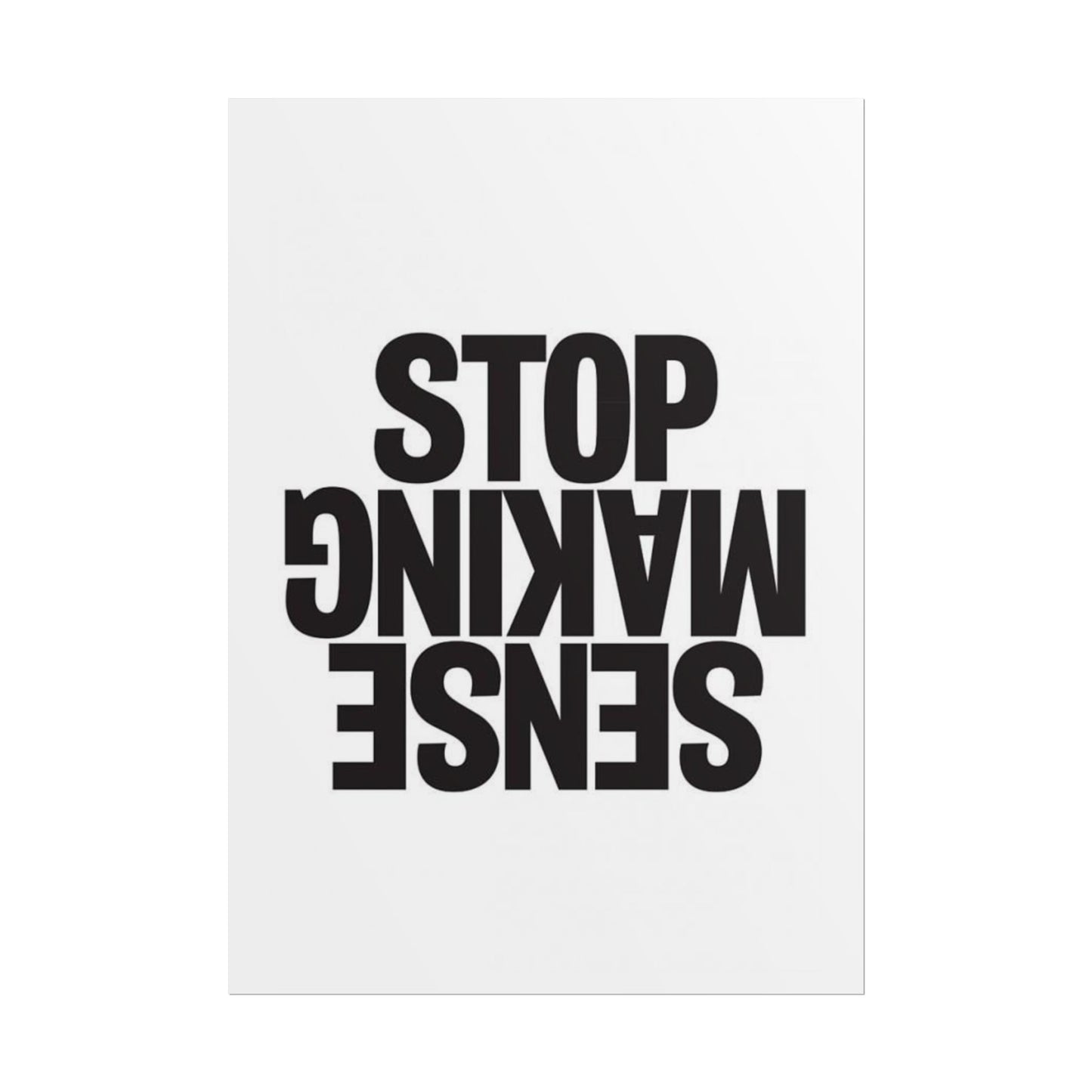 Stop Making Sense - Poster