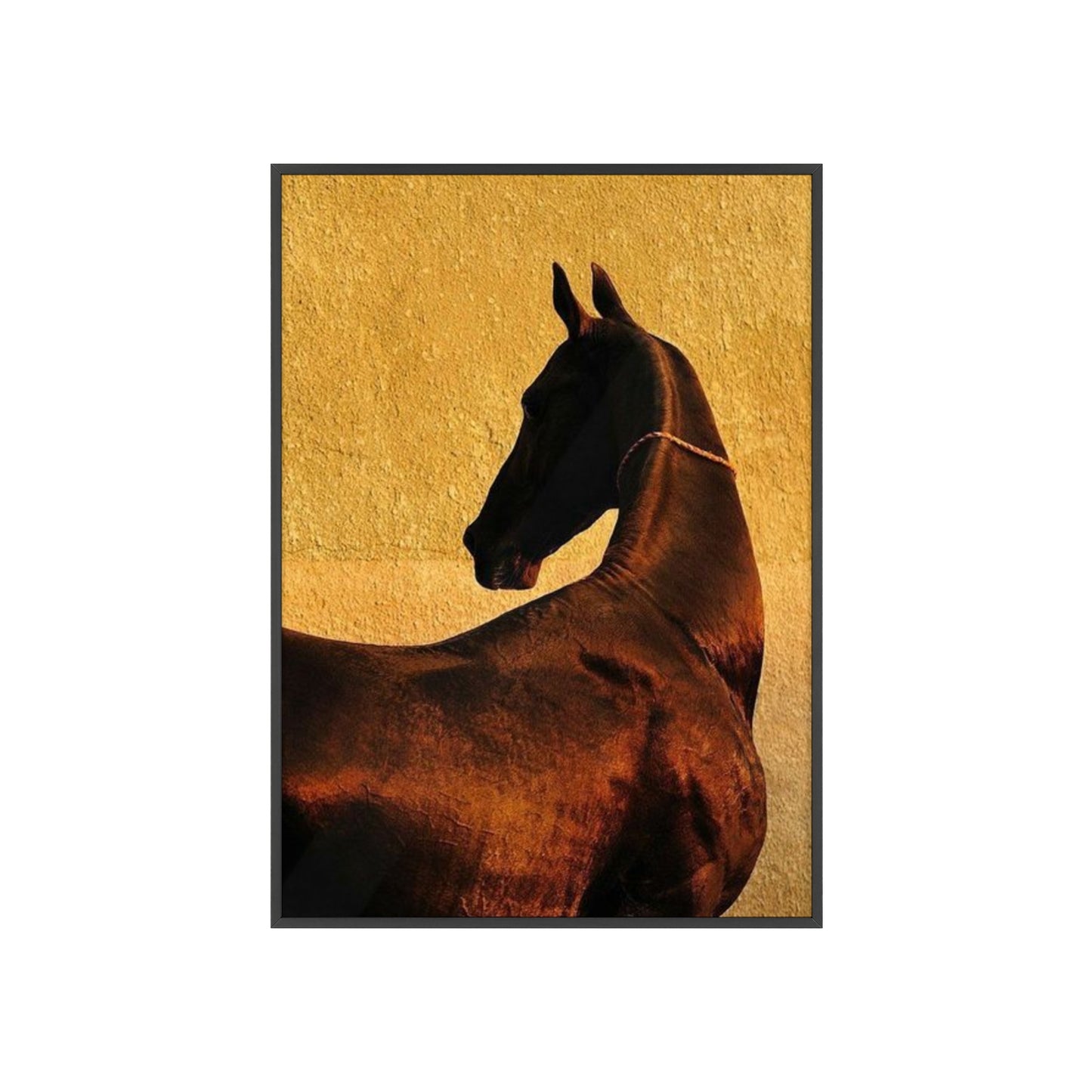 Golden Horse - Framed Poster