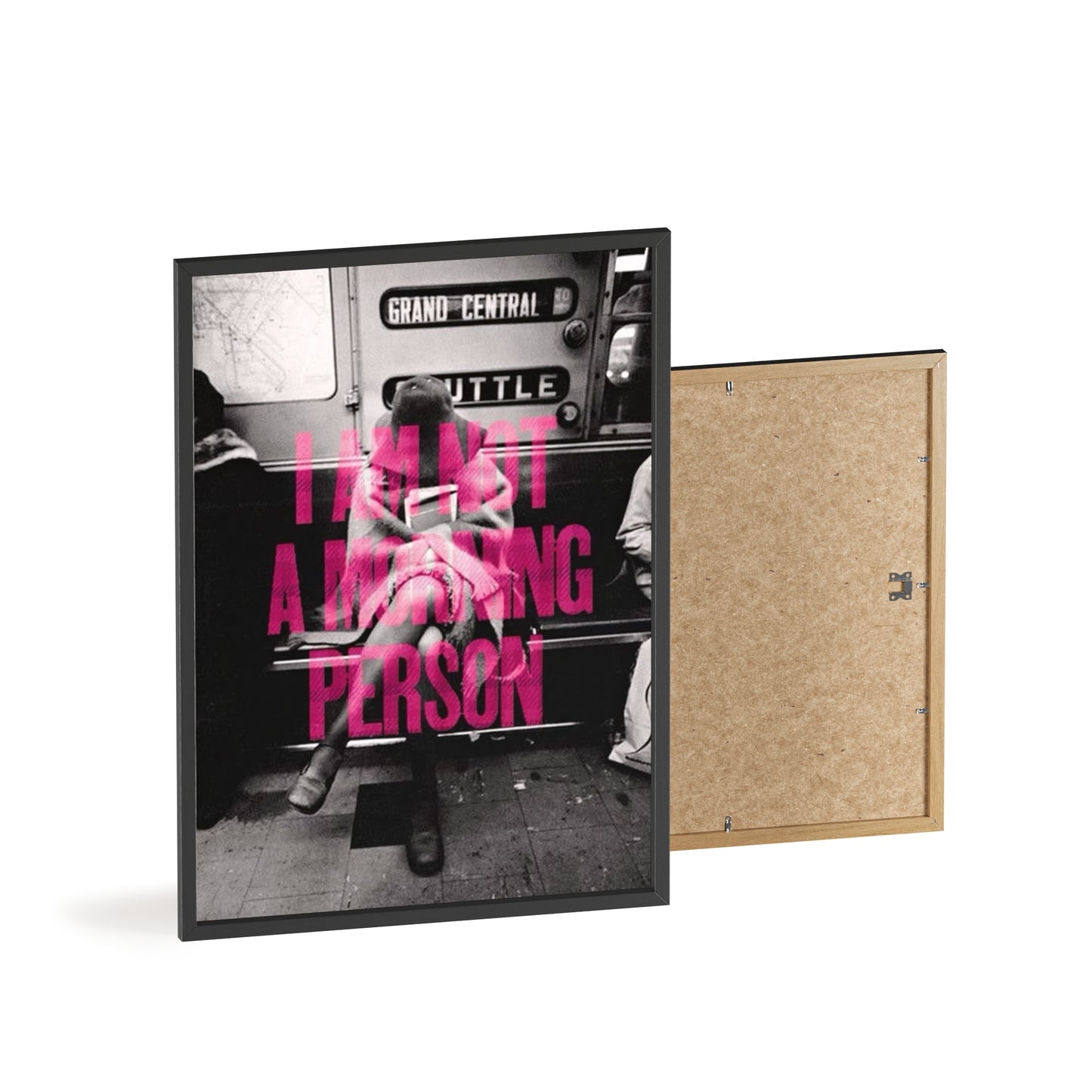 I Am Not A Morning Person - Framed Poster