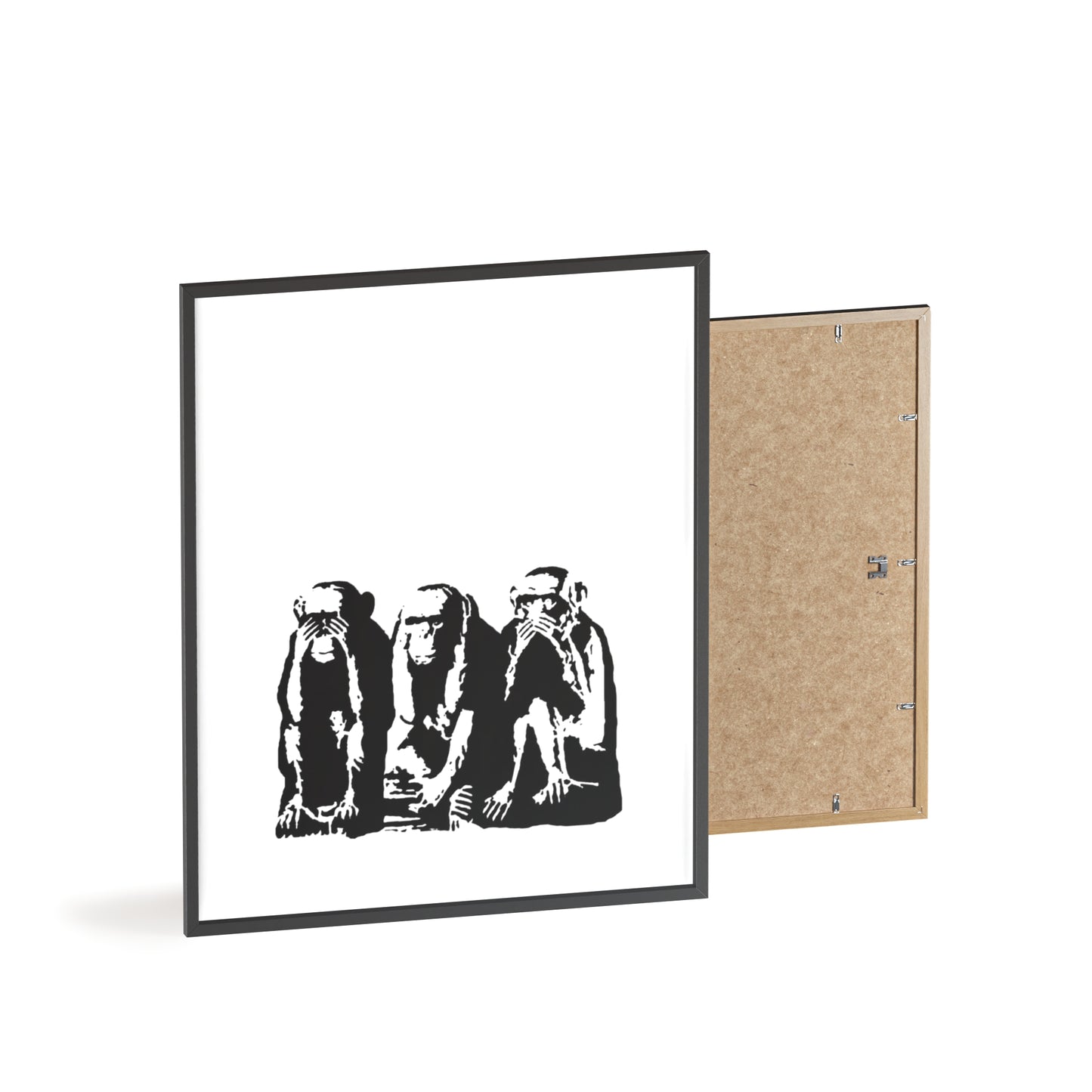 See Hear Speak No Evil - Framed Poster