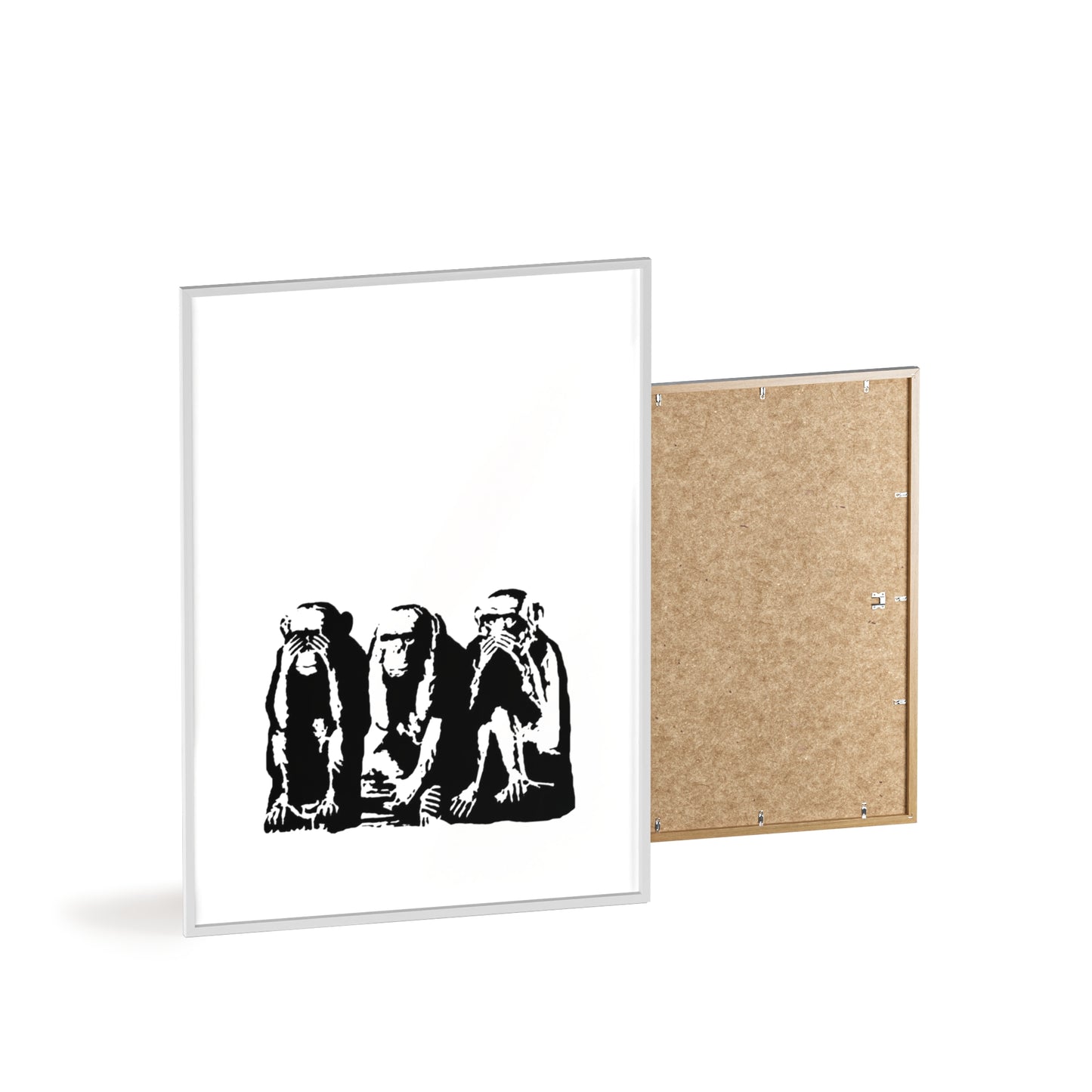 See Hear Speak No Evil - Framed Poster