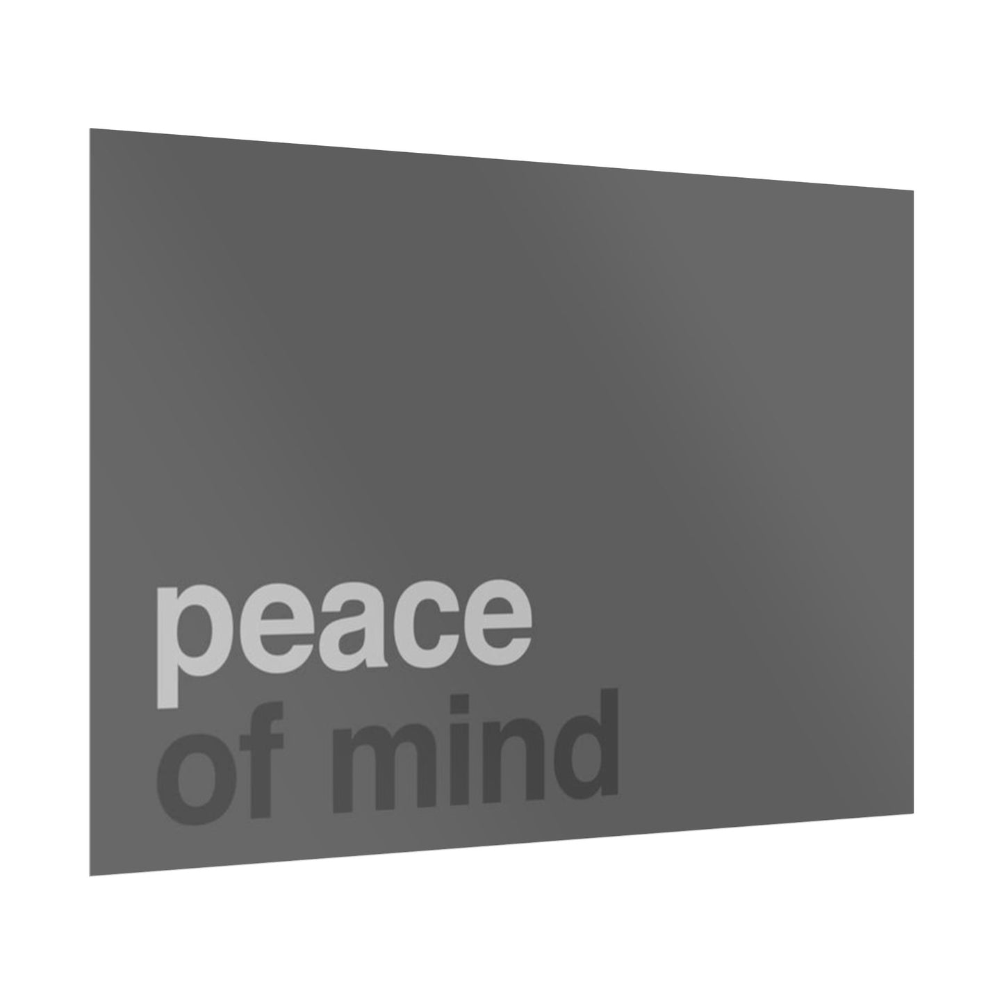 Peace of Mind - Poster