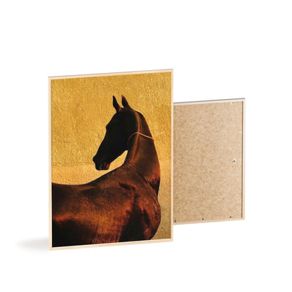 Golden Horse - Framed Poster