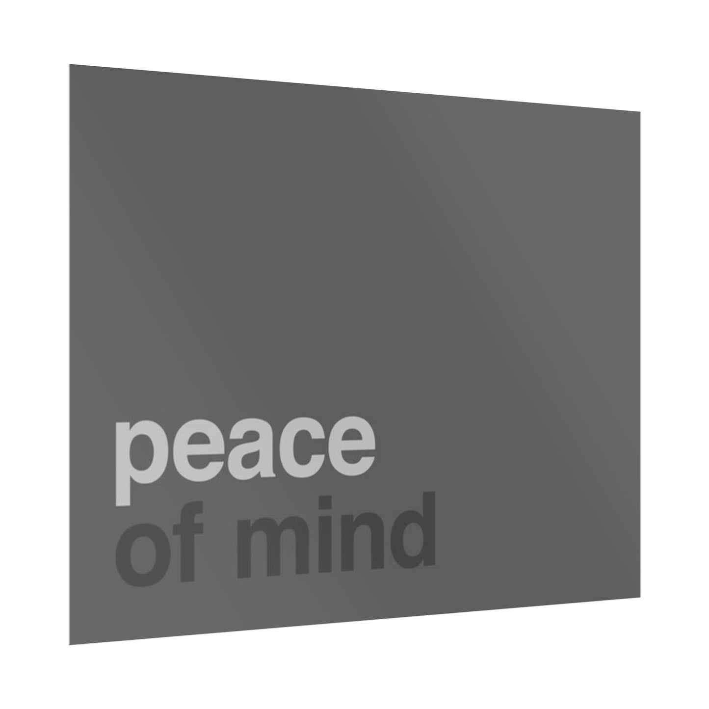 Peace of Mind - Poster