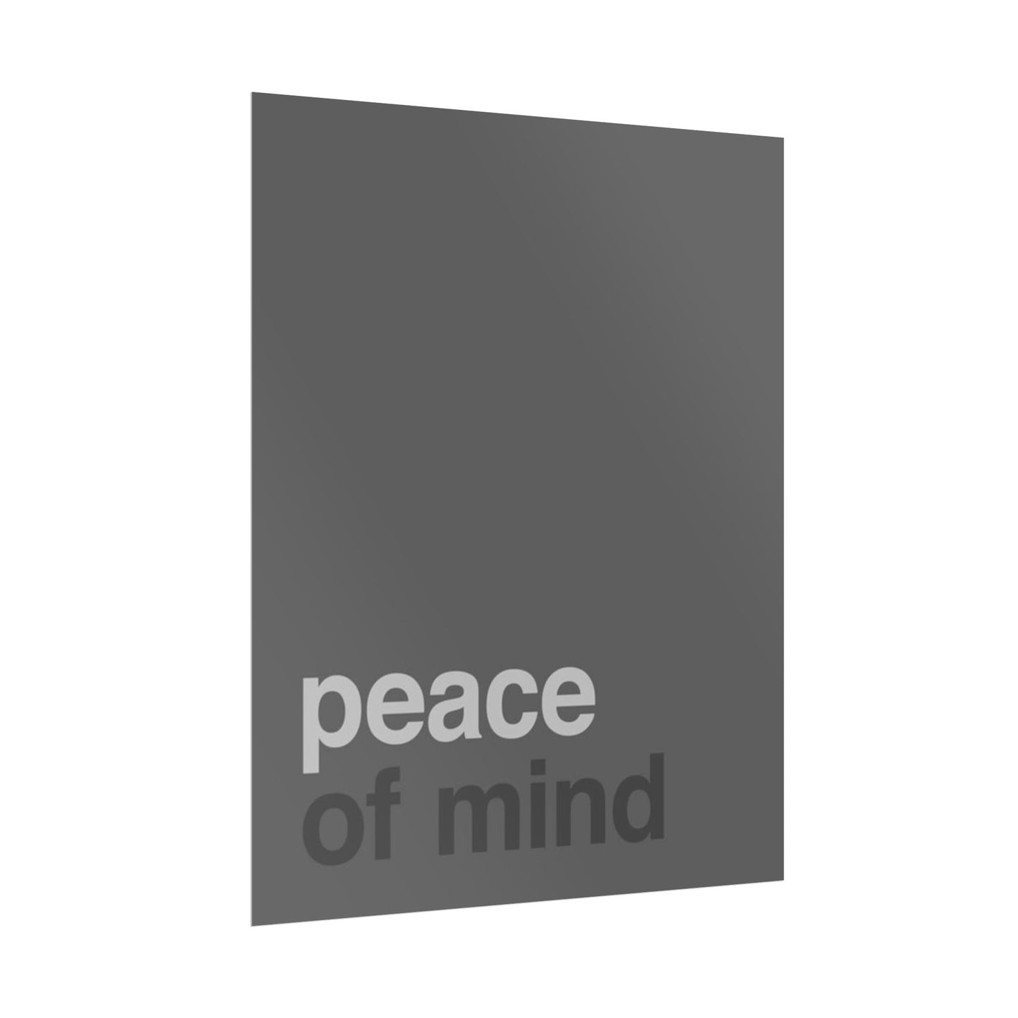 Peace of Mind - Poster