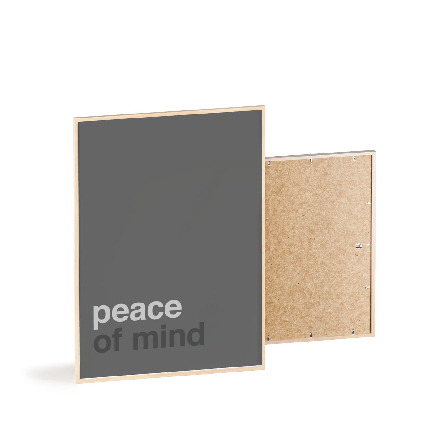 Peace of Mind - Framed Poster