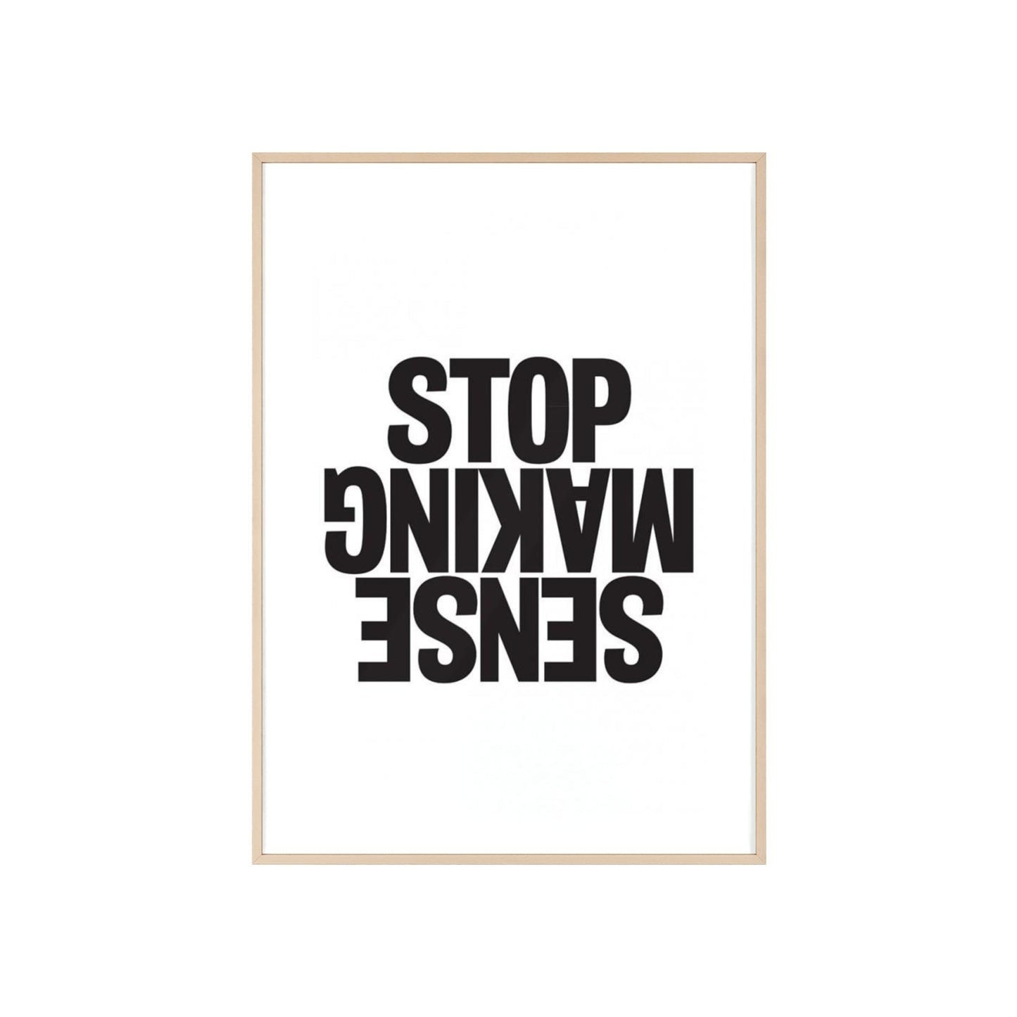 Stop Making Sense - Framed Poster