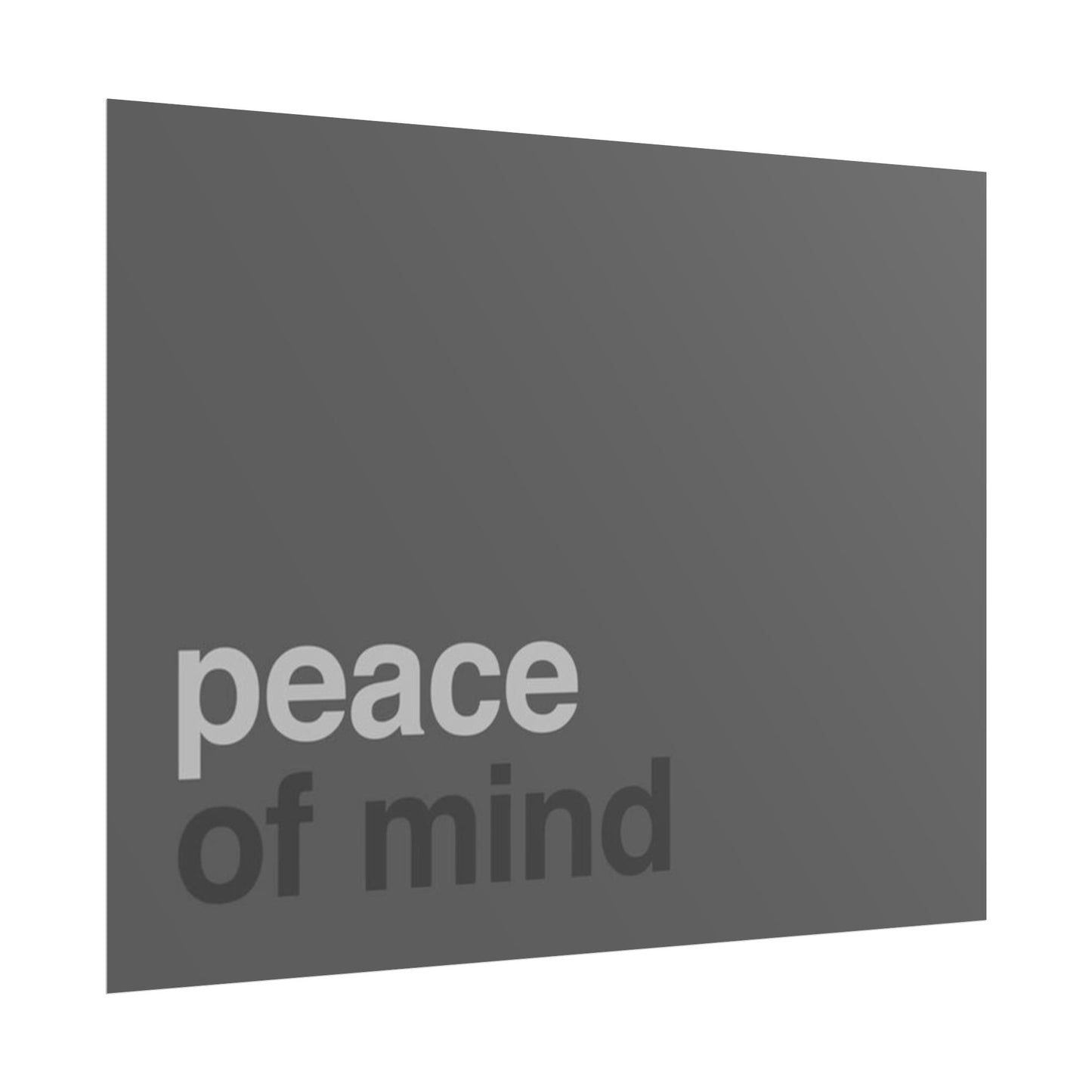 Peace of Mind - Poster