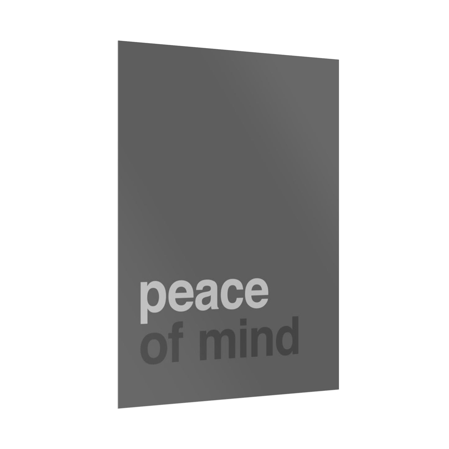 Peace of Mind - Poster