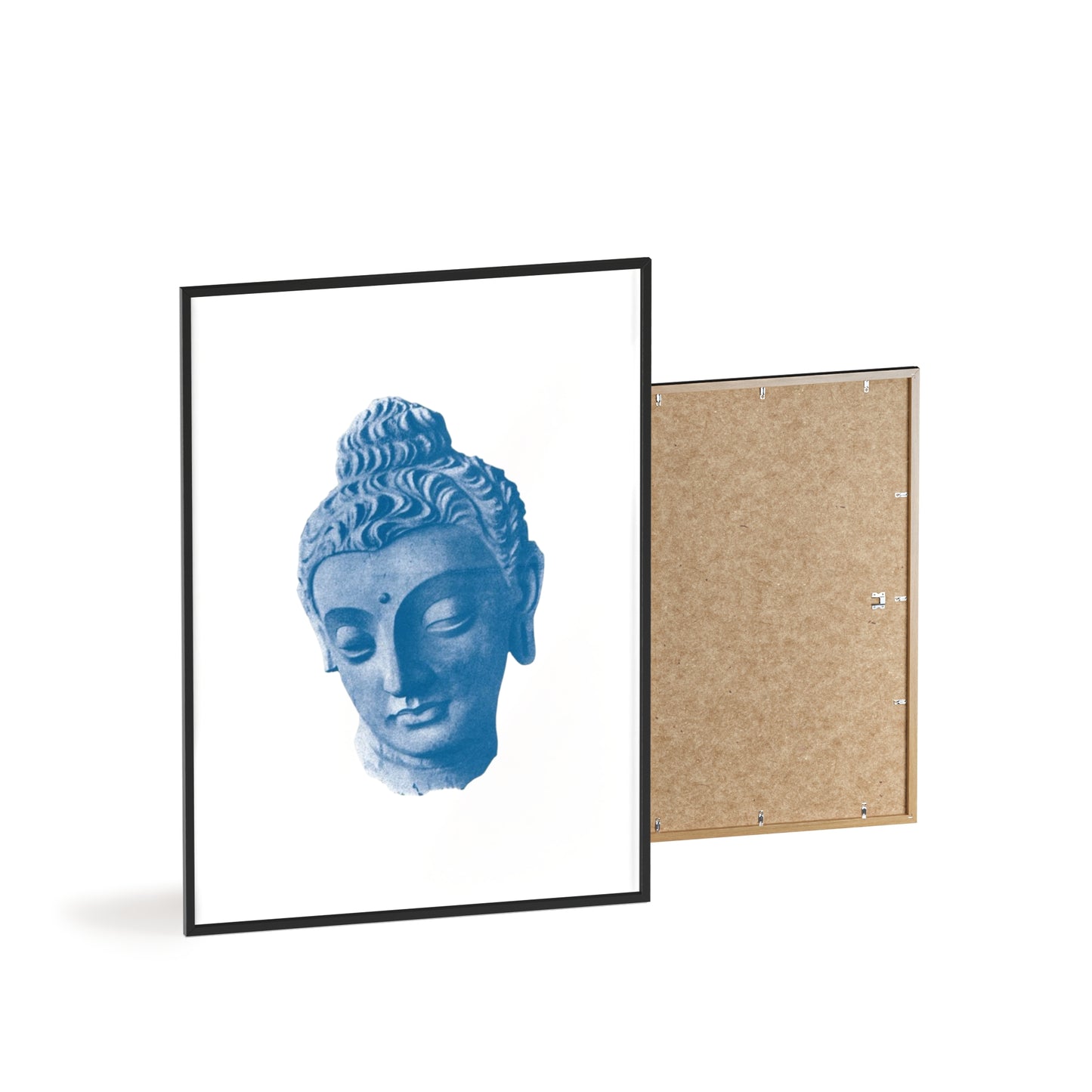 Blue Sculpture - Framed Poster