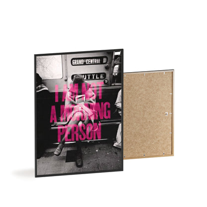 I Am Not A Morning Person - Framed Poster